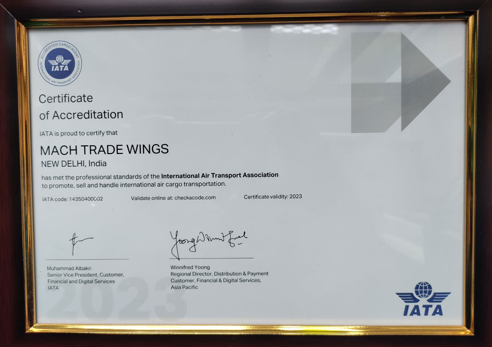 Certification